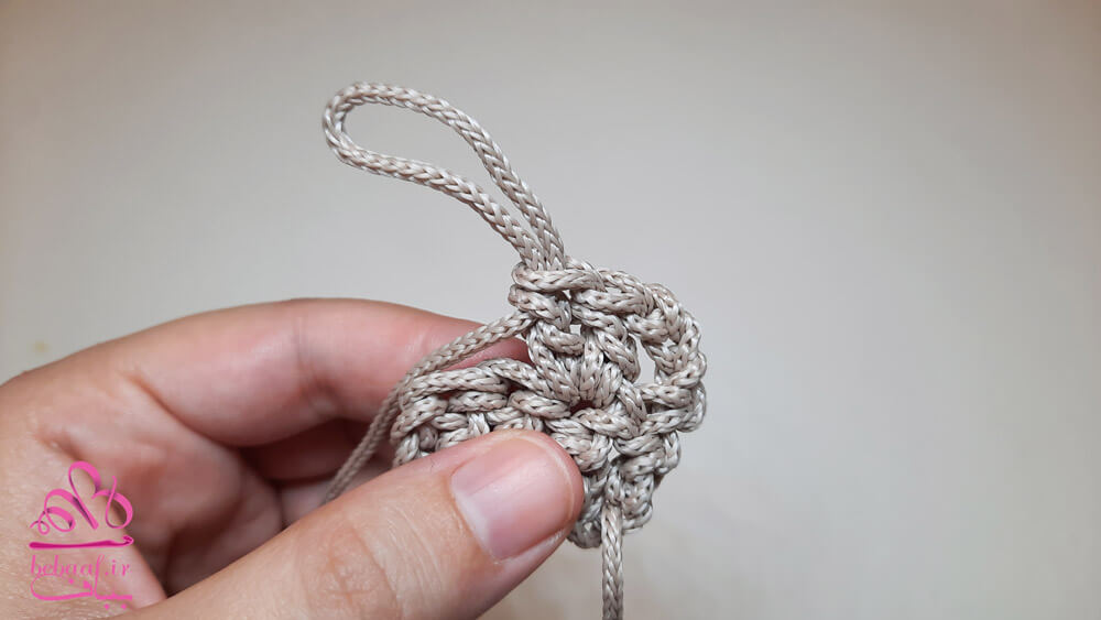 آموزش افزایش پایه در قلاب بافی - increase stitch in crochet